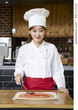 Chef, woman, professional Chef, woman, professional 36711138