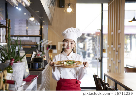 Chef, woman, professional Chef, woman, professional 36711229