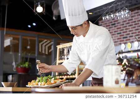 廚師，男人，專業 36711254