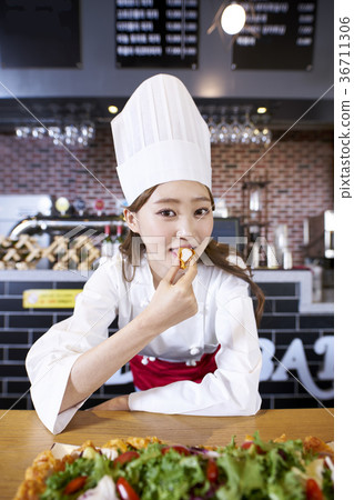 廚師,女人,專業 廚師,女人,專業 36711306