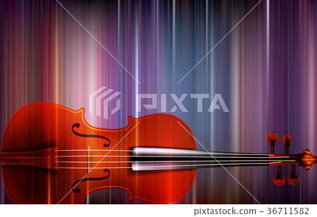 abstract blur music background with violin abstract blur music background with violin 36711582