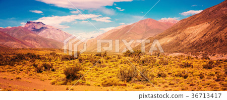 View of Andes mountains, Valle Hermoso 36713417