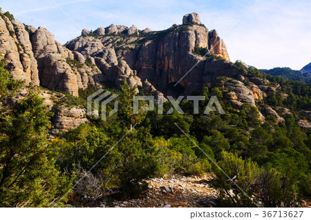 Mountains around river Ulldemo 36713627