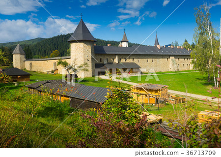 Monastery in Sucevita, Romania 36713709