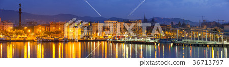 Port Vell during morning Barcelona, Spain Port Vell during morning Barcelona, Spain 36713797