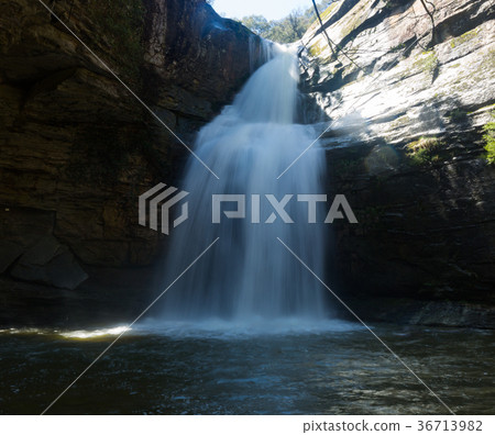 Pure mountain waterfall Cantonigros Pure mountain waterfall Cantonigros 36713982