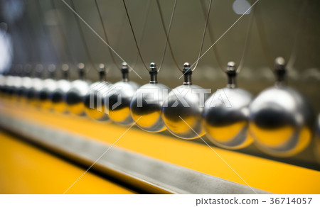 Cartesian impulse conservation law experiment with globes 36714057