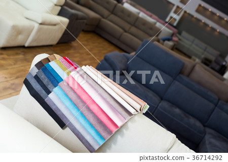 Image of catalog of upholstery colors 36714292