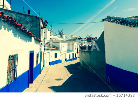 Ordinary street of Campo de Criptana Ordinary street of Campo de Criptana 36714358