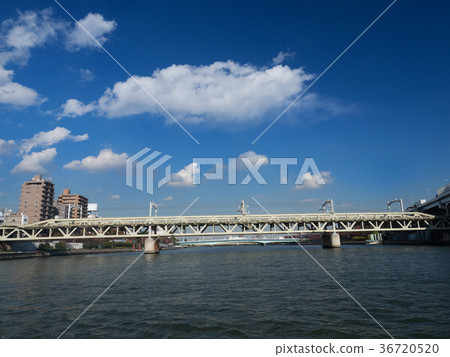 Sumida River Tobu Railway Sumida River Bridge 36720520