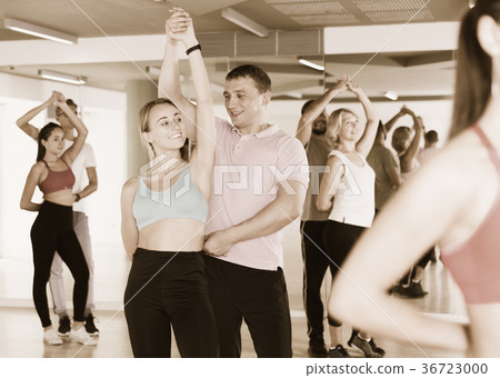 people having dancing class people having dancing class 36723000