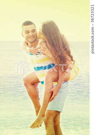 Couple at seaside Couple at seaside 36723321
