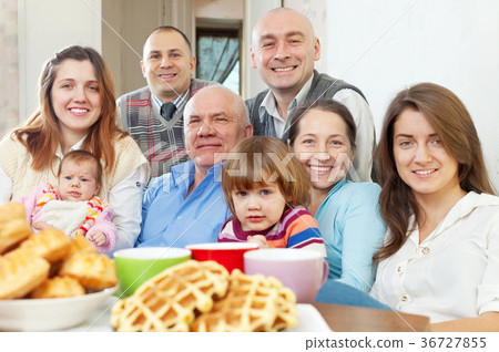 happy family posing together happy family posing together 36727855