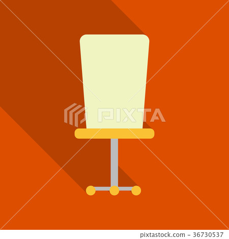 Composition with office chair and a sign vacant 36730537