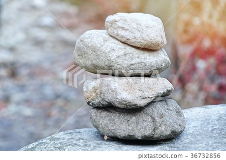 Stack of zen stones Stack of zen stones 36732856