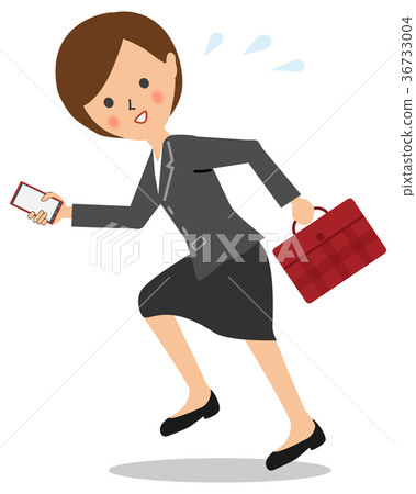 Running business woman Running business woman 36733004