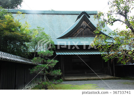 The main house entrance of Egawa House, an important cultural property of the country (Izunokuni City, Shizuoka Prefecture) 36733741