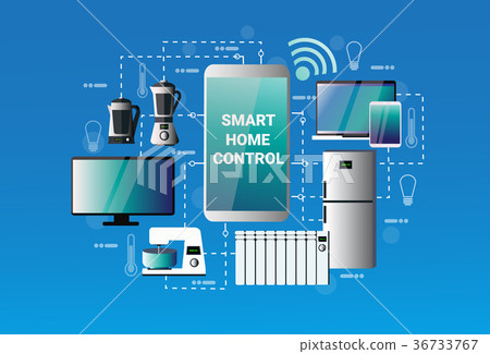 Smart Home Control System Smartphone Application Smart Home Control System Smartphone Application 36733767