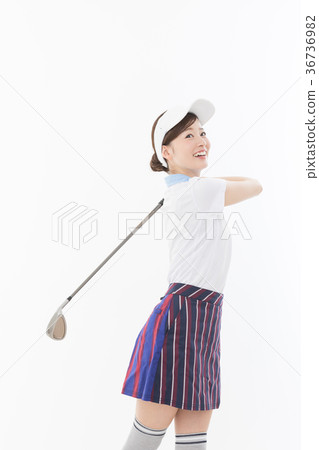Young lady golf Young lady golf 36736982