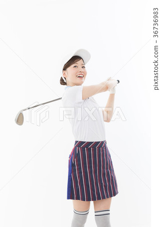 Young lady golf Young lady golf 36736983
