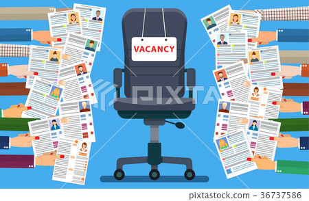 Human hands holds resume, Human hands holds resume, 36737586