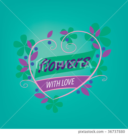 flower vector logo 36737880