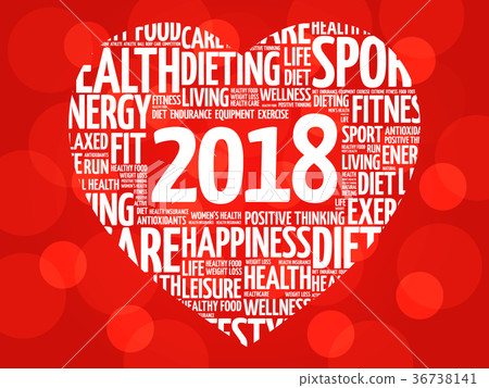 2018 heart sport word cloud collage 36738141