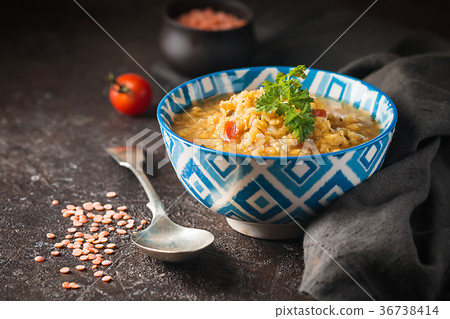 Red lentil soup Red lentil soup 36738414