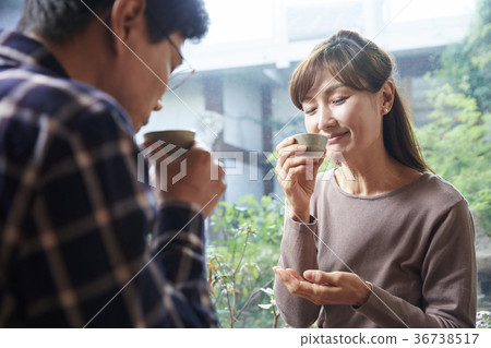 夫妻，丈夫，妻子，約會 36738517