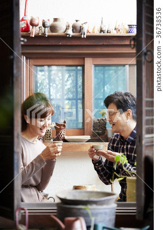 夫妻,丈夫,妻子,約會 夫妻,丈夫,妻子,約會 36738536