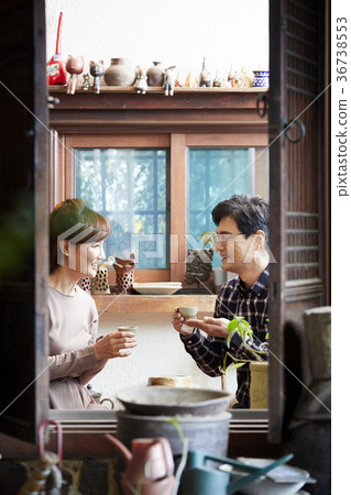 夫妻，丈夫，妻子，約會 36738553