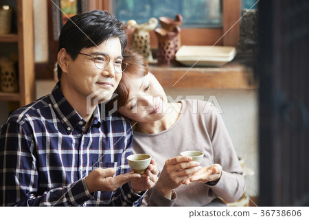 夫妻,丈夫,妻子,約會 夫妻,丈夫,妻子,約會 36738606