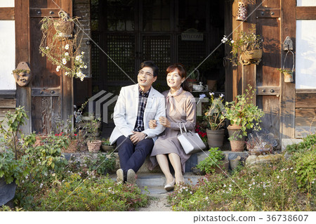 夫妻，丈夫，妻子，約會 36738607