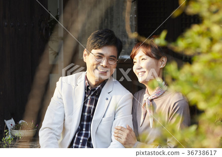 夫妻,丈夫,妻子,約會 夫妻,丈夫,妻子,約會 36738617