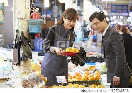 Businessman, Trader, Market, Shopping 36738898
