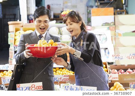 Businessmen, Market, Shopping 36738907
