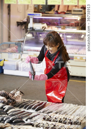 女人，商人，市場 36738913