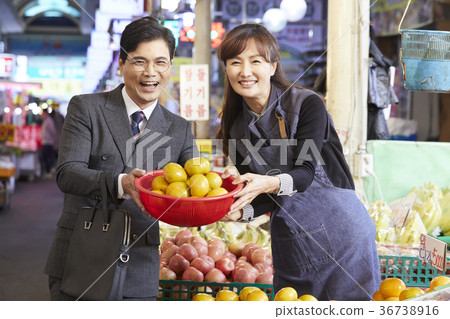 商人，市場，購物 36738916