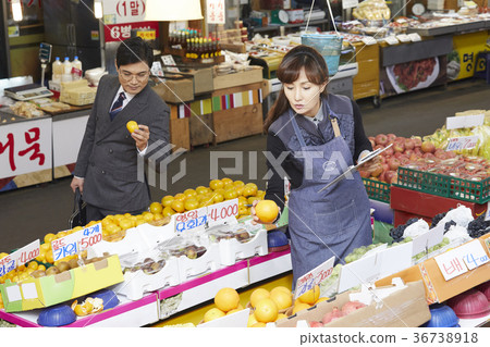 商人，市場，購物 36738918