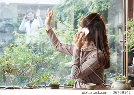 夫妻，丈夫，妻子，約會 36739142