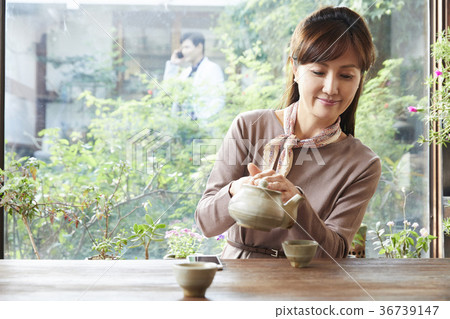 夫妻，丈夫，妻子，約會 36739147