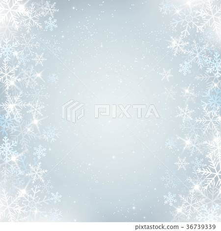 雪水晶框架 插圖素材 圖庫