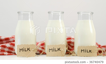 fresh milk drink natural nutrition calcium protein 36740479