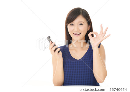 智能手機的女人 36740654