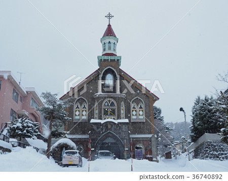 Otaru Snow Catholic Otaru Church Tomioka Cathedral 36740892