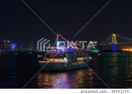 從竹芝港的夜景 從竹芝港的夜景 36741214
