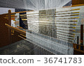 Thai traditional silk hand weaving process 36741783