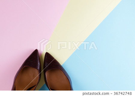 Elegant high heel shoes 36742748