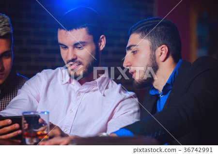 Old friends met at the bar 36742991