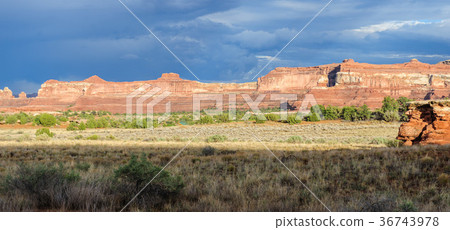 Sunset at the Needles 36743978